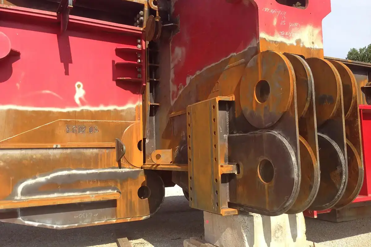 Struttura per sollevamento piattaforma off shore - Carmec Srl